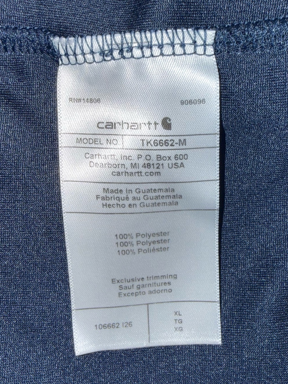 Carhartt Men’s Force Polo - Picture 4 of 4
